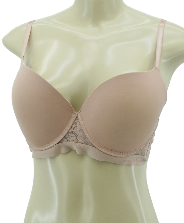 3PKBRA781, Ladies' Nanette Lepore Tag Free 3Pk Push-Up Bras (Cocoa)