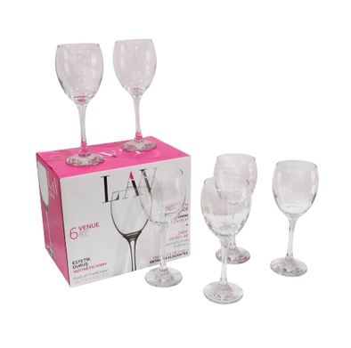 52056666, Lav 6pc Wine Glass Set