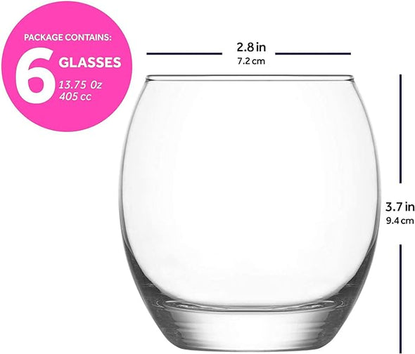 Lav 6pc Drink Glass Set