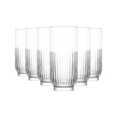 52202117, Lav 6pc Long Drink Glass Set