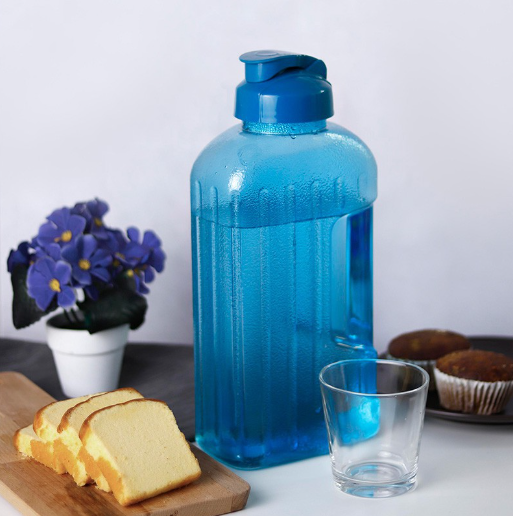 65236915, Super Lock, 2.1 L Water Bottle W/Sprout Lid - Asstd