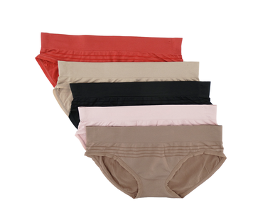 6574325HH, Fitwell - Women's 5Pk Hipster Panties (S/M-L/XL)