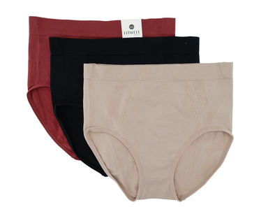 Fitwell - Ladies' 3Pk Panties (S/M-L/XL)