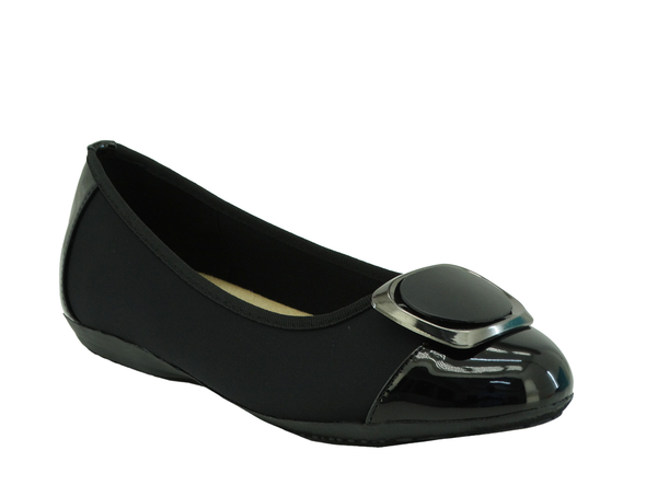 81116501015, Pierre Dumas, Kiana W8 - Women's Flats - Black