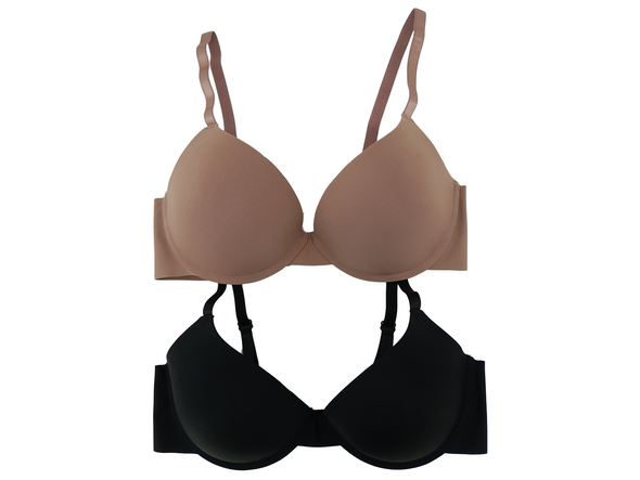 890732HA5, Prima Valentina, Women's 2pk Teri Laser T-shirt Bra