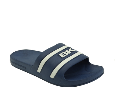 B50365004, British Knights, Kuba - Men's Slides (Slippers) Navy/White