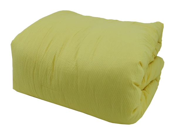 Ryderwood - 10Pc Queen Crinkle BIB Comforter Set - Yellow
