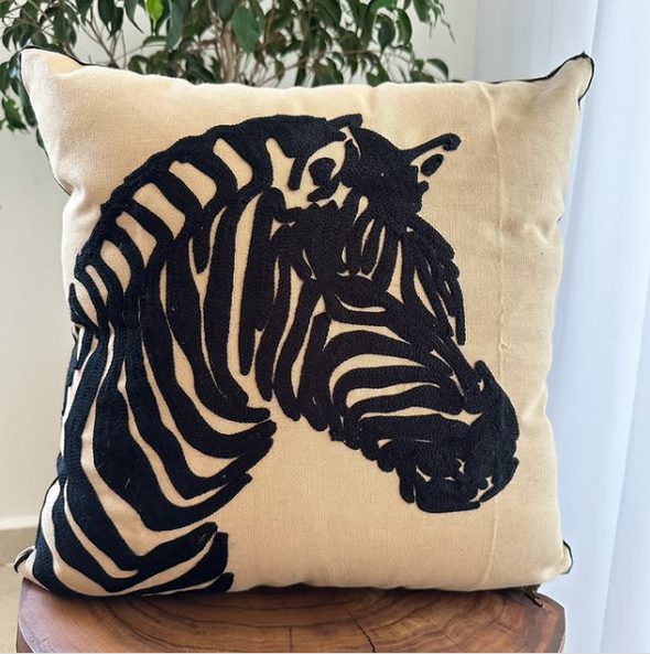 BZA1, Cushion Fabric Zebra / Natural