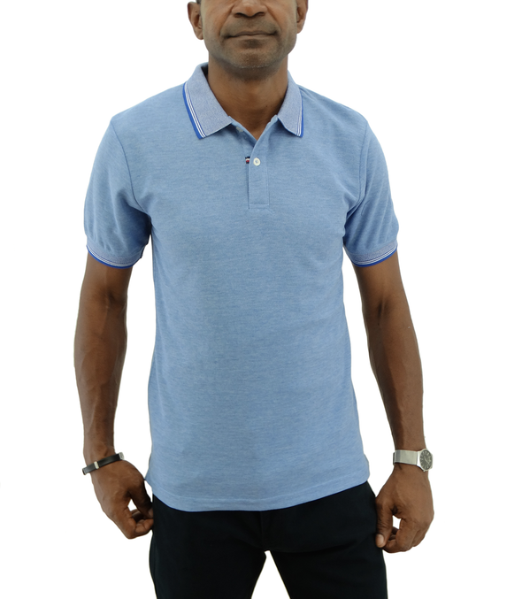 CCSP10285MP, Anchor Blue,  Men's Polo T-Shirt (1XL-4XL)