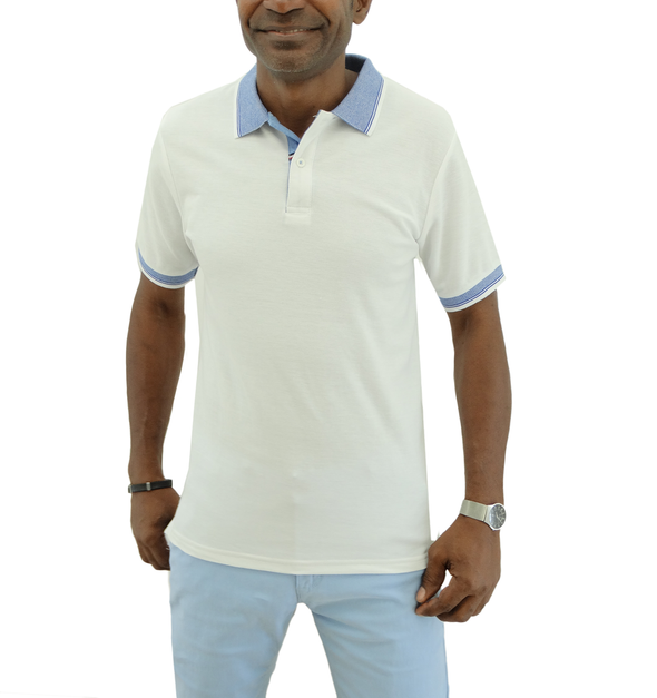 CCSP10285MP, Anchor Blue,  Men's Polo T-Shirt (1XL-4XL)