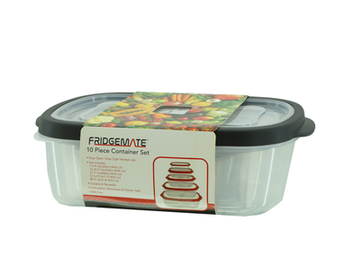 Fridgemate 10pc Storage Container Set