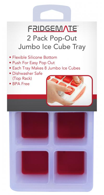 Fridgemate Pop Out Silicone Ice Cube Tray, Gagets