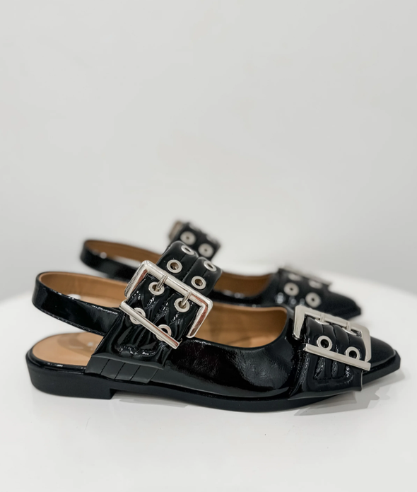 GRILLOBLACK, Soda- Grillo-S- Women's Belt Strap Slingback Casual Shoes (7-11)