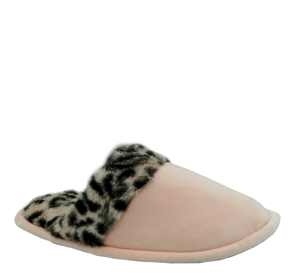 ISLSO, Isotoner Women Bed Slippers w/Faux Fur Trim