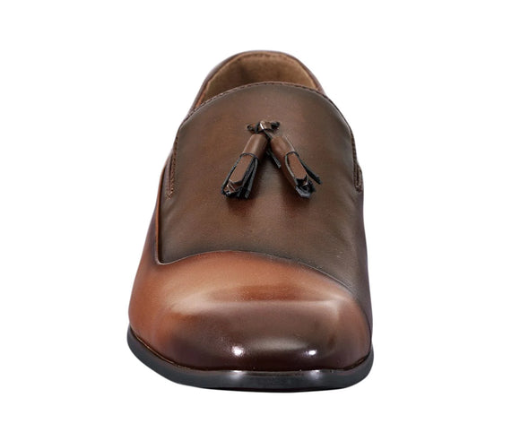 KURT065, Amali - Men's Dress Shoes - Tan/Brown (7.5-12)