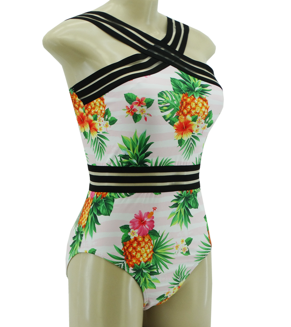 Ladies' LSW35 Emme Jordan 1pc Swimsuit S-XL - Asstd Prints