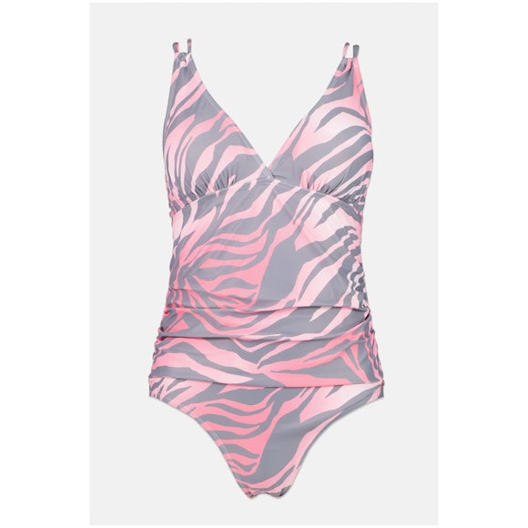 Ladies' LSW53SJV Joan Vass 1Pc Swimsuit S-XL - Asstd Prints