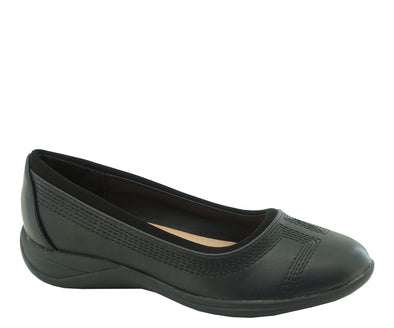 Ladies' Miss Sandy Slip-On 12916-101 Work Shoes-Black