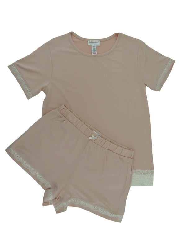 SLS3154, Kathy Ireland, Women's 2Pc Shorts & Top Sleepwear Set