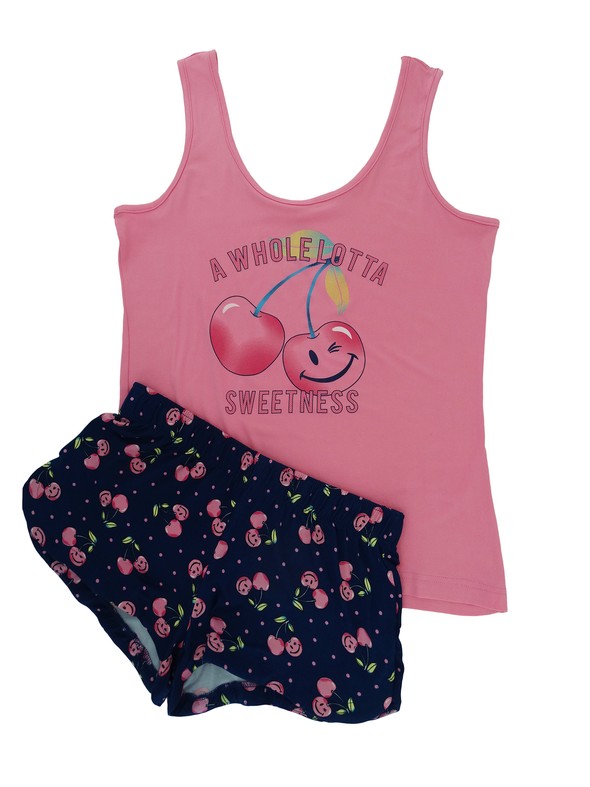 SLS3176, Joe Boxer - Women's Tank & Shorts Sleepwear Set