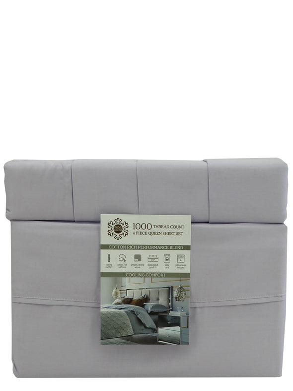 SOQSET10006P,  6pc Queen Sheet Set