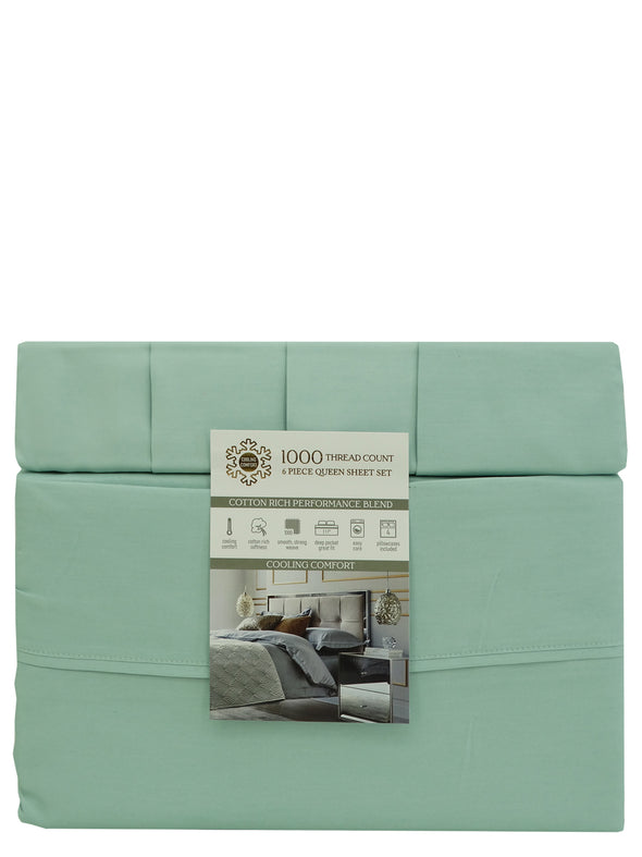 SOQSET10006P,  6pc Queen Sheet Set