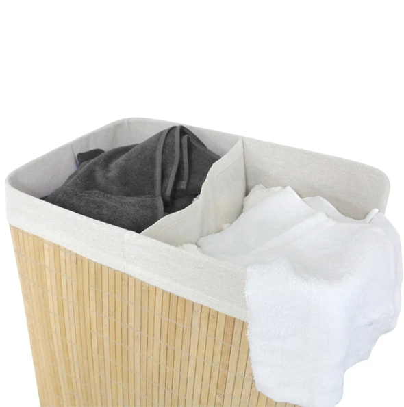 SSB0650AA, Bamboo Laundry Basket - Square