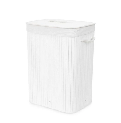 SSB0650B, Bamboo Laundry Basket - Square