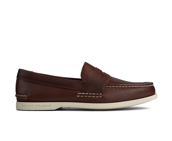 STS22387S029, Sperry, A/O Plushwave Penny - Men's Boat Shoes - Brown