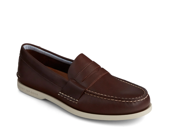 STS22387S029, Sperry, A/O Plushwave Penny - Men's Boat Shoes - Brown