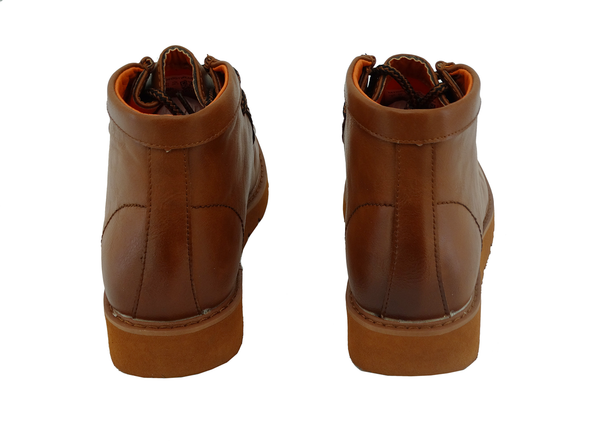 THEMOJAVELCOG, Tayno - Mojavel, Men's Wallabee Ankle Boots- Cognac
