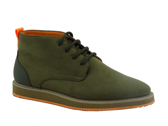THESONORANOLIVE, Tayno - Sonoran, Men's Dessert Ankle Boots- Olive