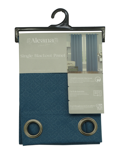 Aleana, Star Bear - Single Blackout Curtain - Blue
