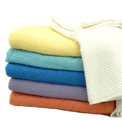 Fast Dry Zero Twist By Monarch Brands Ribbed Bath Towel (27X54)