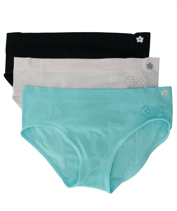 3PKHP608, Limited Too, Girls' 3Pk Tag Free Hipster Panties - Asstd