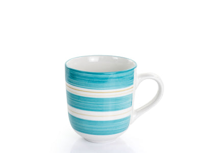 126913121, Gibson Home - Sunset Stripe, 18oz Ceramic Cup