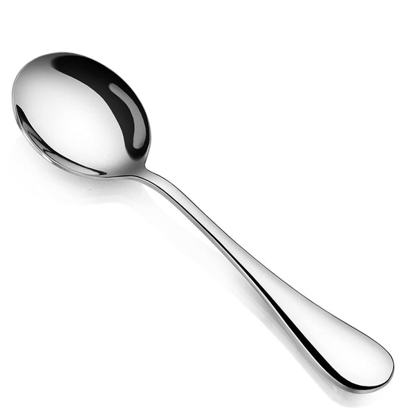 240-1548, Winco, Bouillon Stainless Steel Spoon- 6.25"