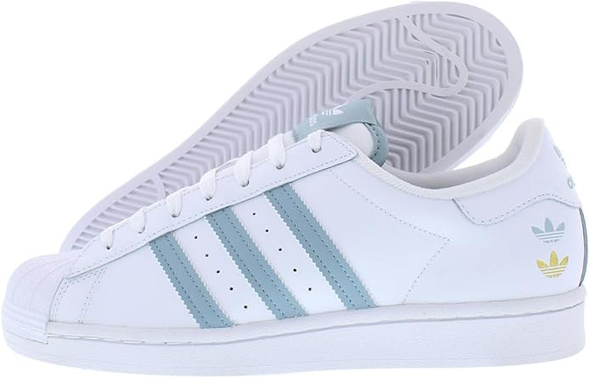 GY0977, Adidas -Superstar Men's Sneakers (Low Top)- Wht/magic Grey - (9-13)