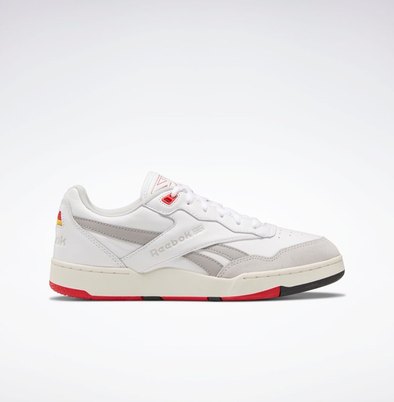 HQ3582, Reebok, BB 4000II - Unisex Sneakers - Wht/Gry/Red (8.5-13)