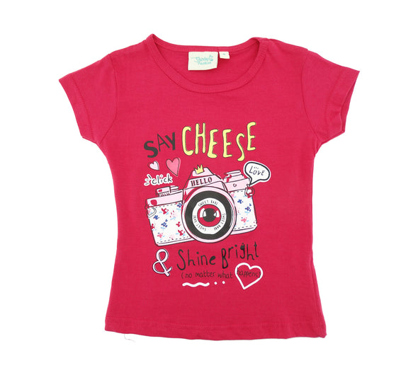 Toddler Girls' Shirley, S/Sleeve Printed Top