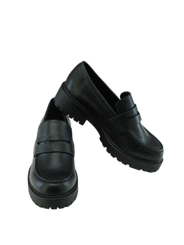 Ladies' Soda Hender-S Casual Platform Loafers- Black