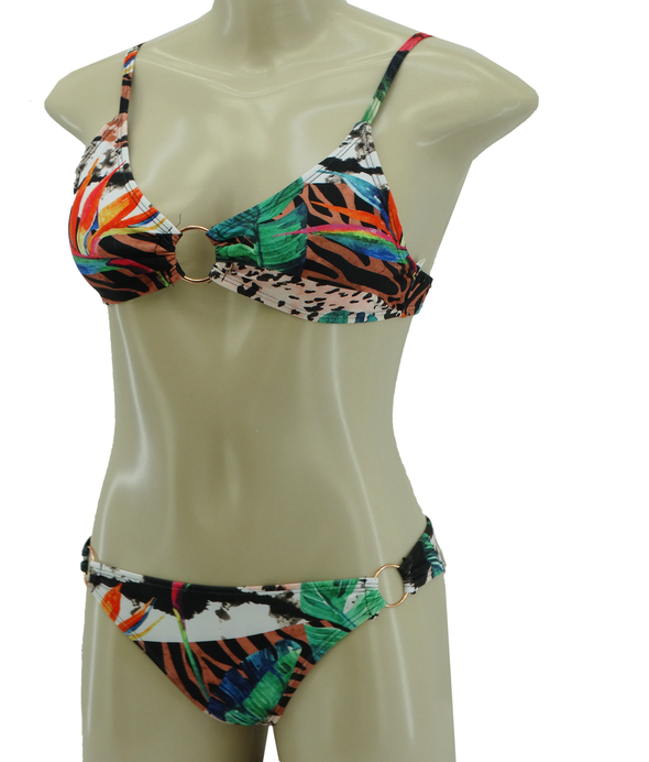 LSW32A, Ladies'   Emme Jordan 2Pc Swimsuit S-XL - Asstd Prints