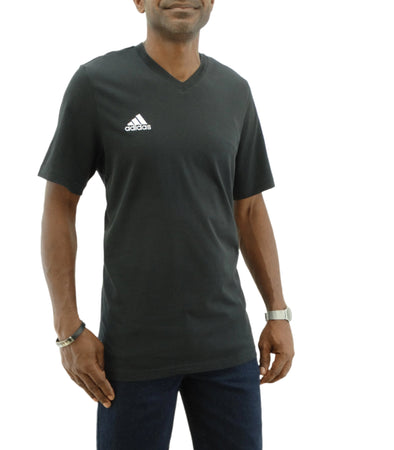 HC0448, Adidas, Entrada 22 - Men's V-neck T-Shirt - Black