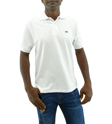 Men's Jingo, Short Sleeve Polo T-Shirt-White