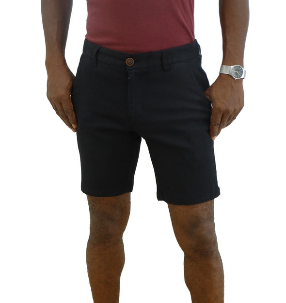 Men's Morelli Milano Stretch Bermuda Shorts Black