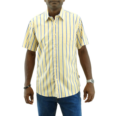 Men's Jordache, S/S Classic Fit Striped Casual Shirt