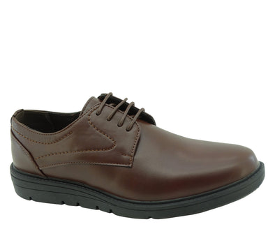 Men's Don Marco Lace up 22756-102 Dress Shoes-Brown