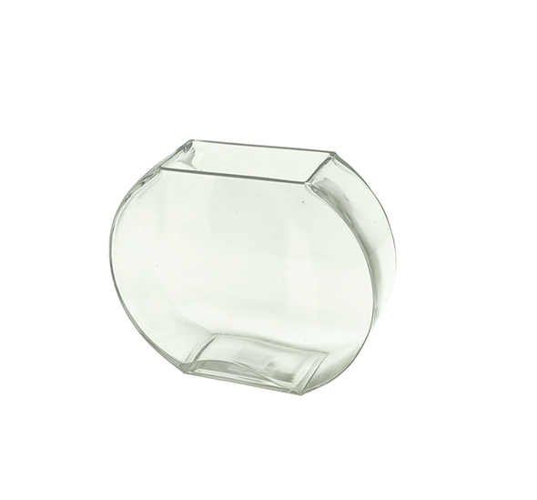 6.5" Clear Glass Vase (medium)