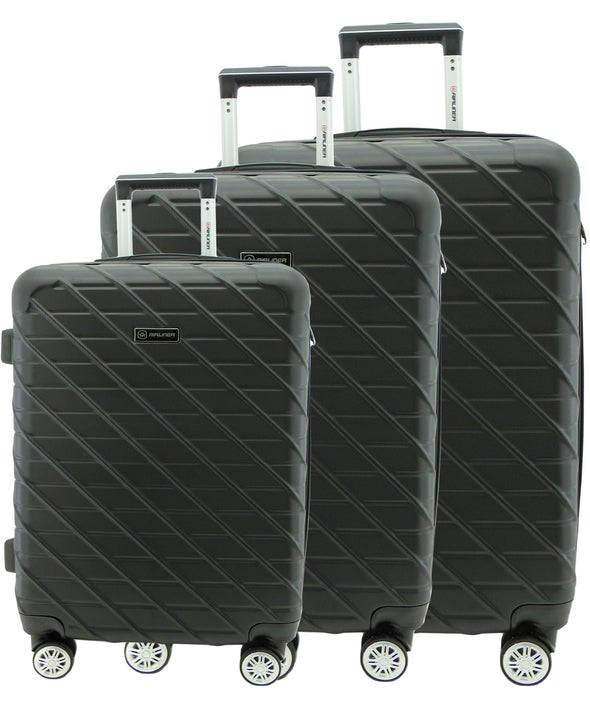28" Airliner, Hardshell Large Spinner Suitcase-Black