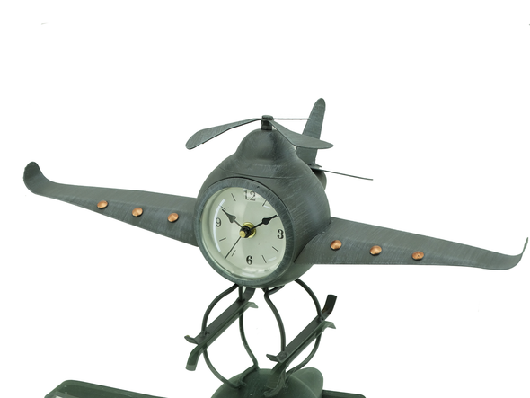 Antique Helicopter Clock